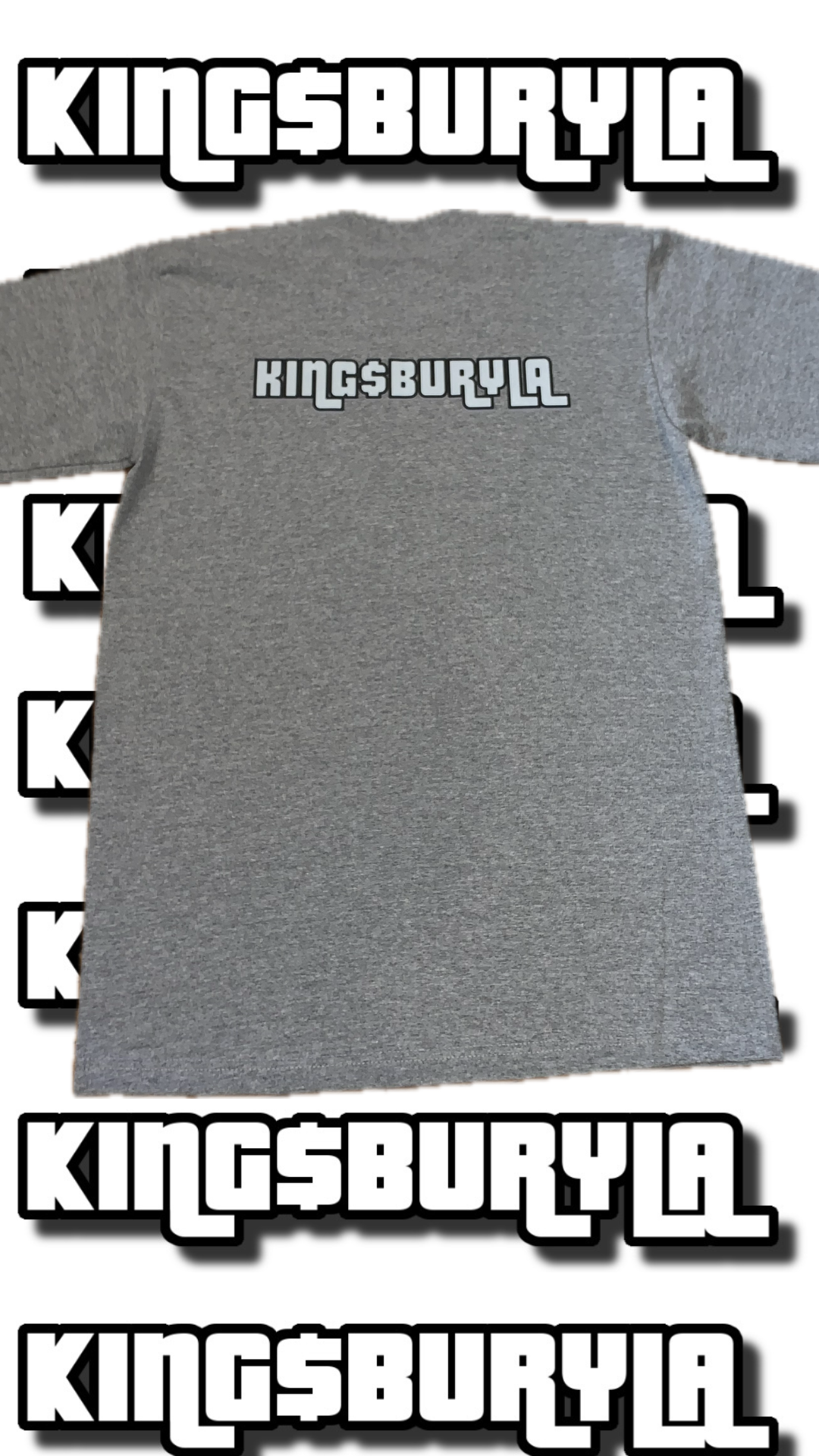 K1NG$BURYLA GREY TEE SHIRT
