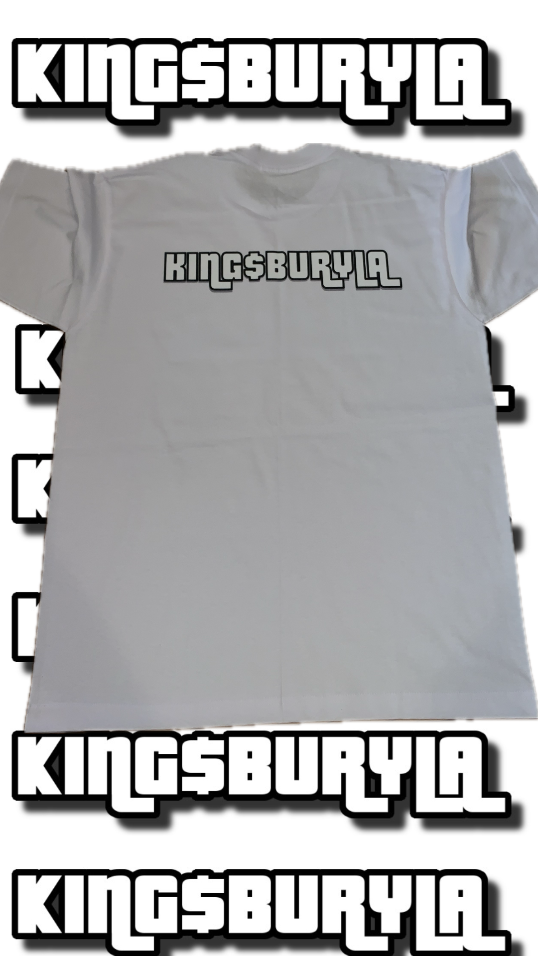 K1NG$BURYLA WHITE TEE SHIRT