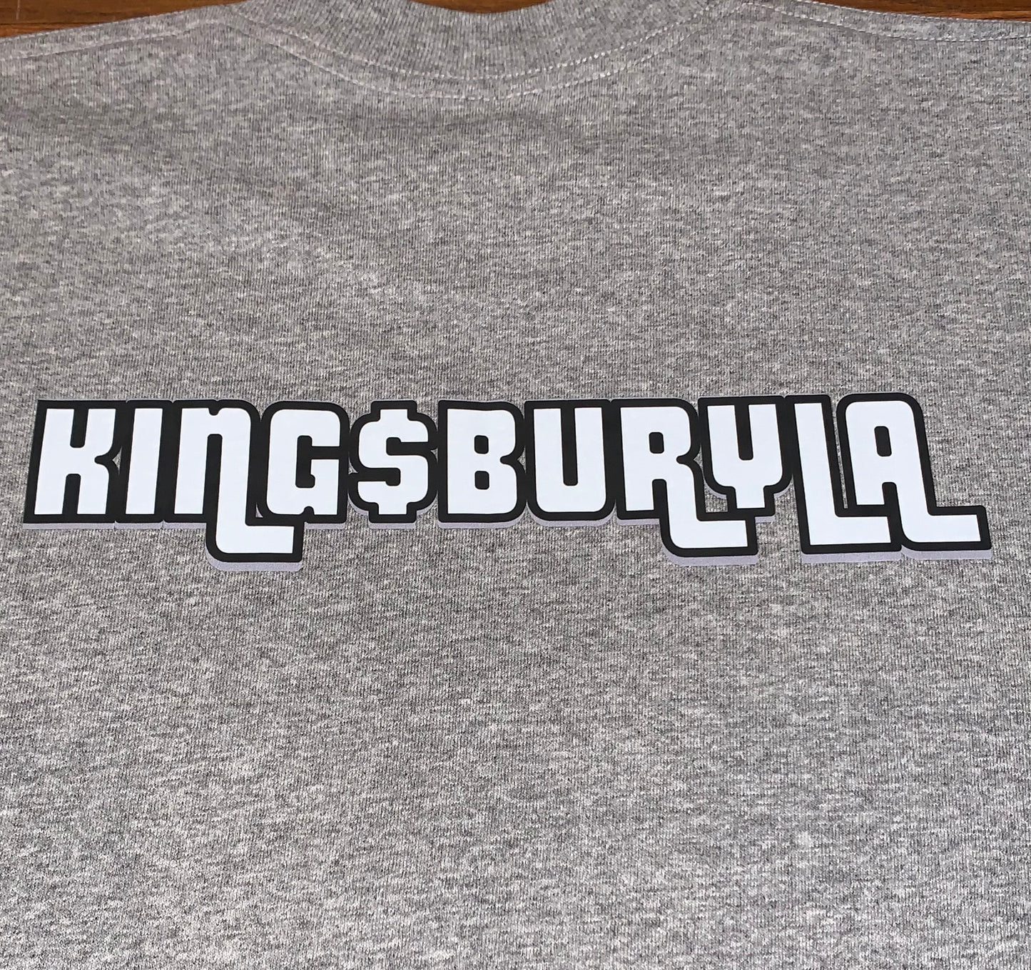 K1NG$BURYLA GREY TEE SHIRT