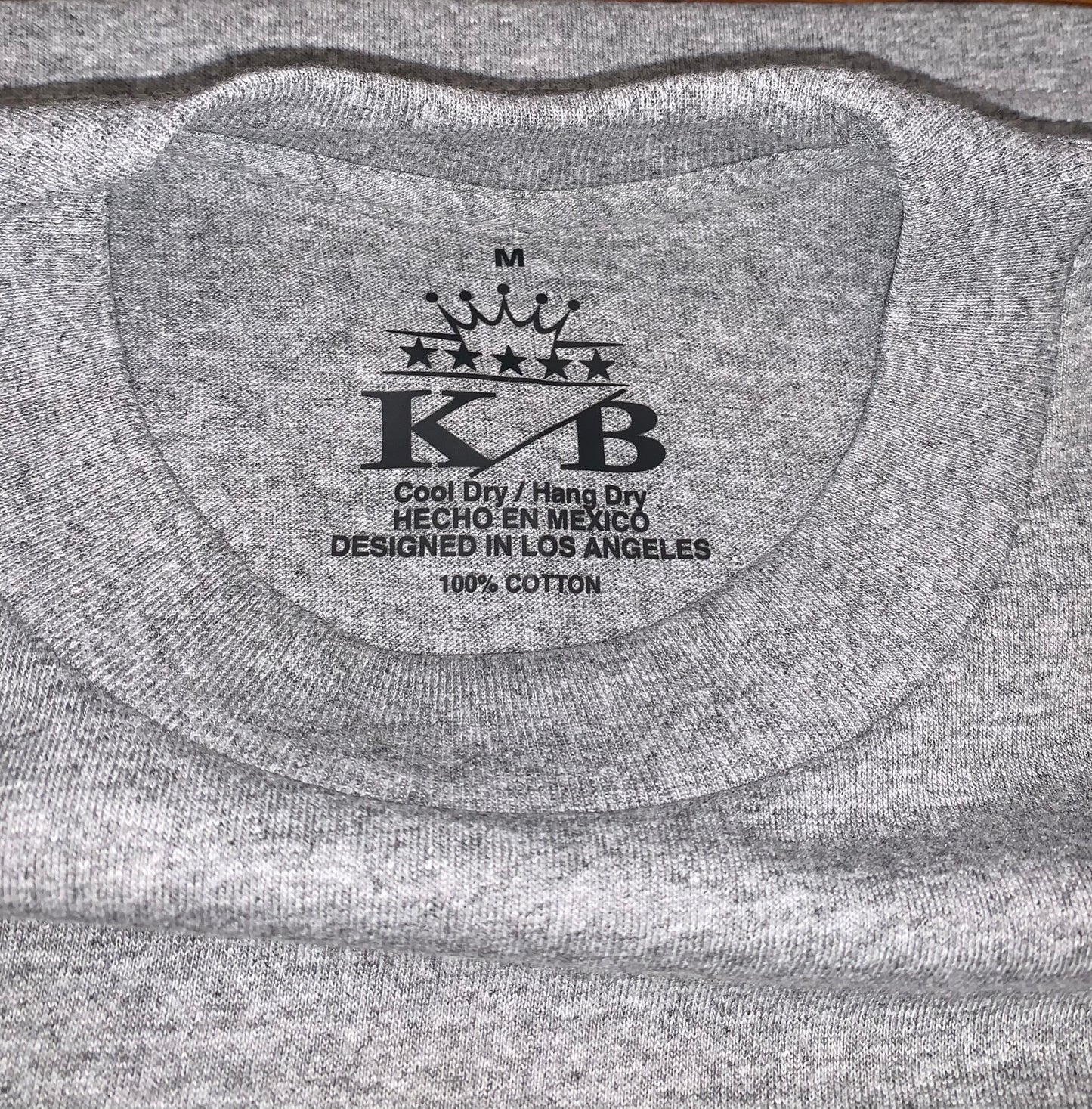 K1NG$BURYLA GREY TEE SHIRT