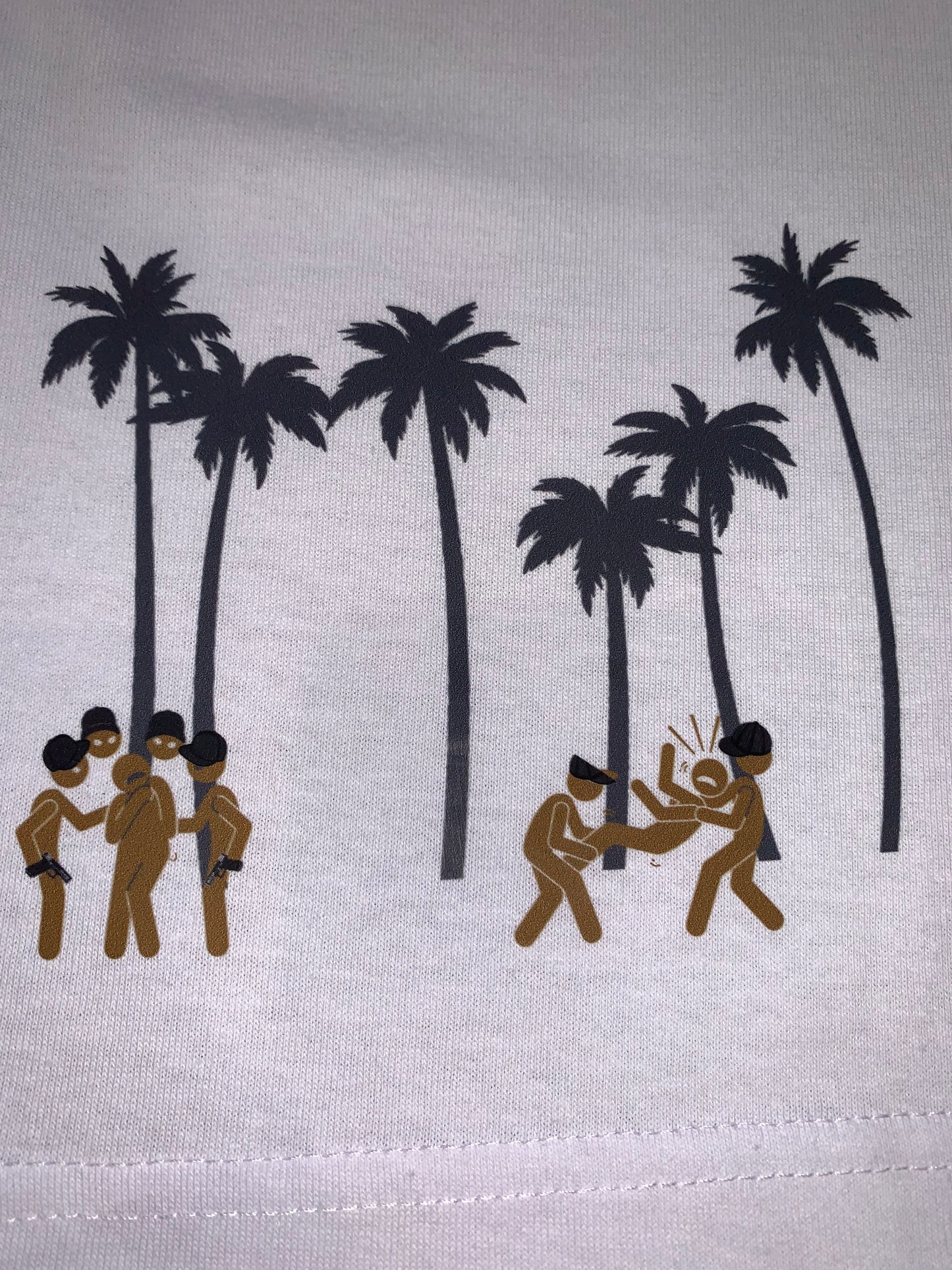 K1NG$BURYLA WHITE TEE SHIRT