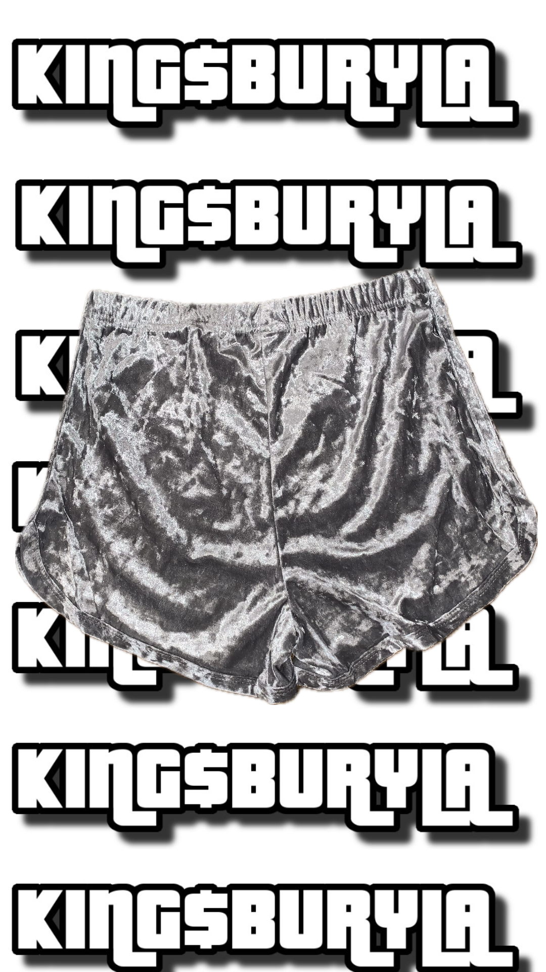 LADIES VELVET K1NG$BURY SHORTS