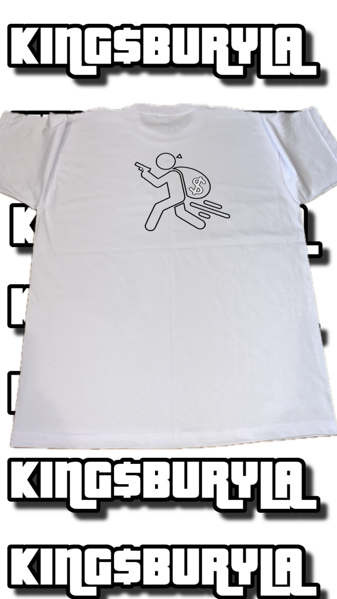 HOOD$TAR WHITE TEE SHIRT