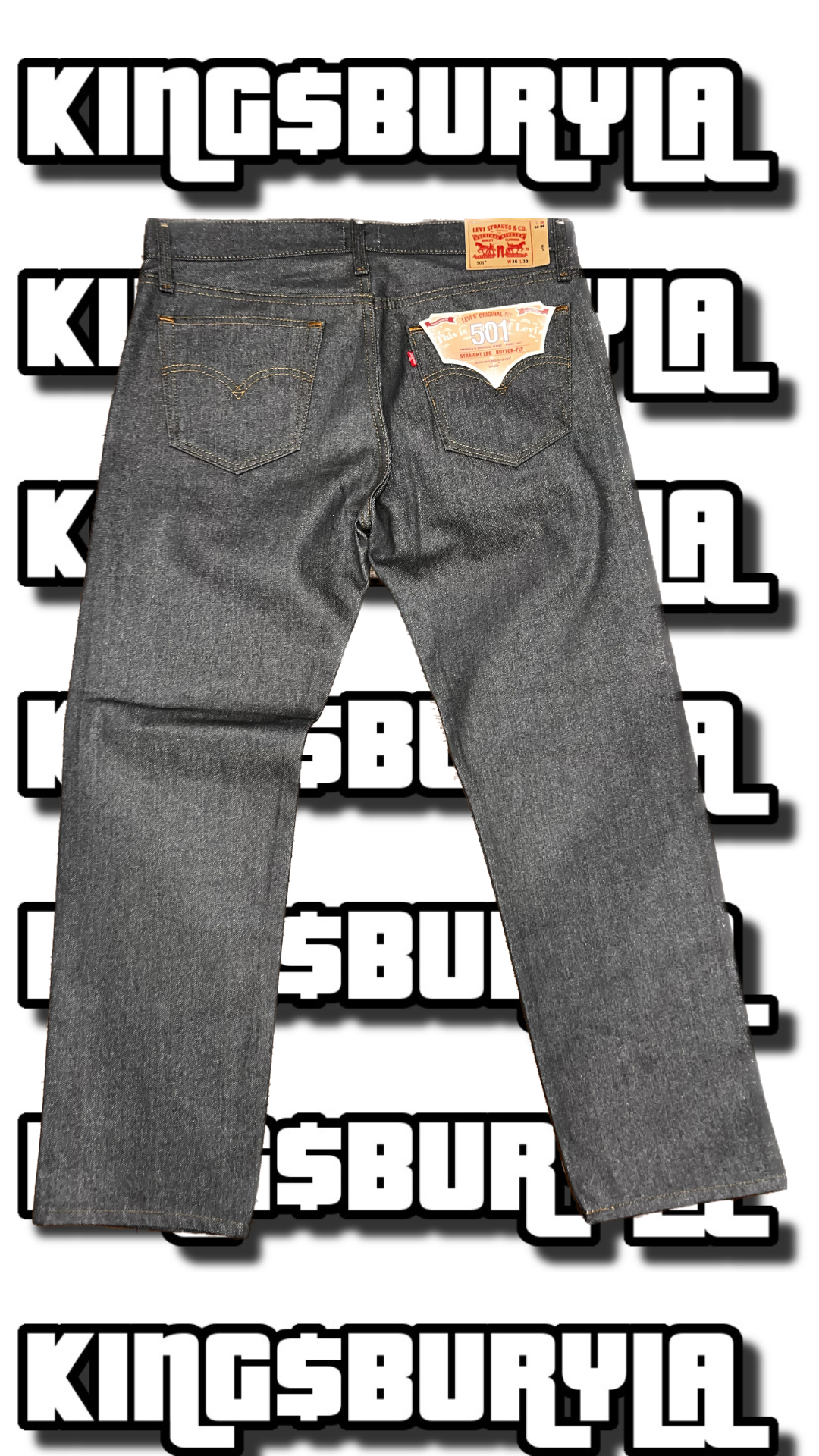 Grey HOOD$TAR LEVI 501’s