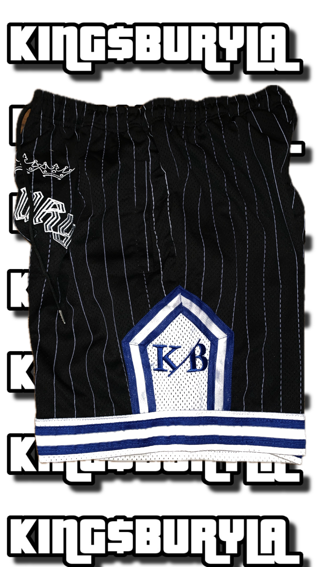 K1NG$BURY SHORTS BLUE
