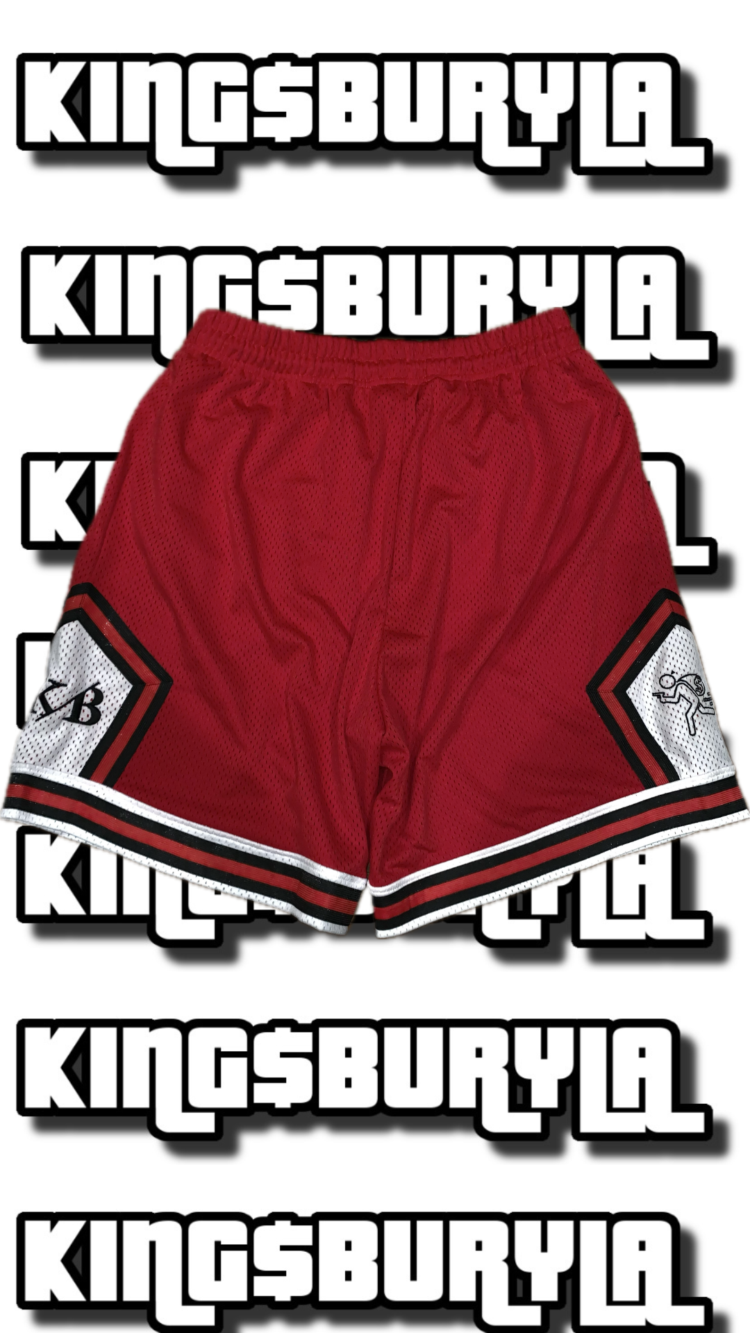 K1NG$BURY SHORTS RED