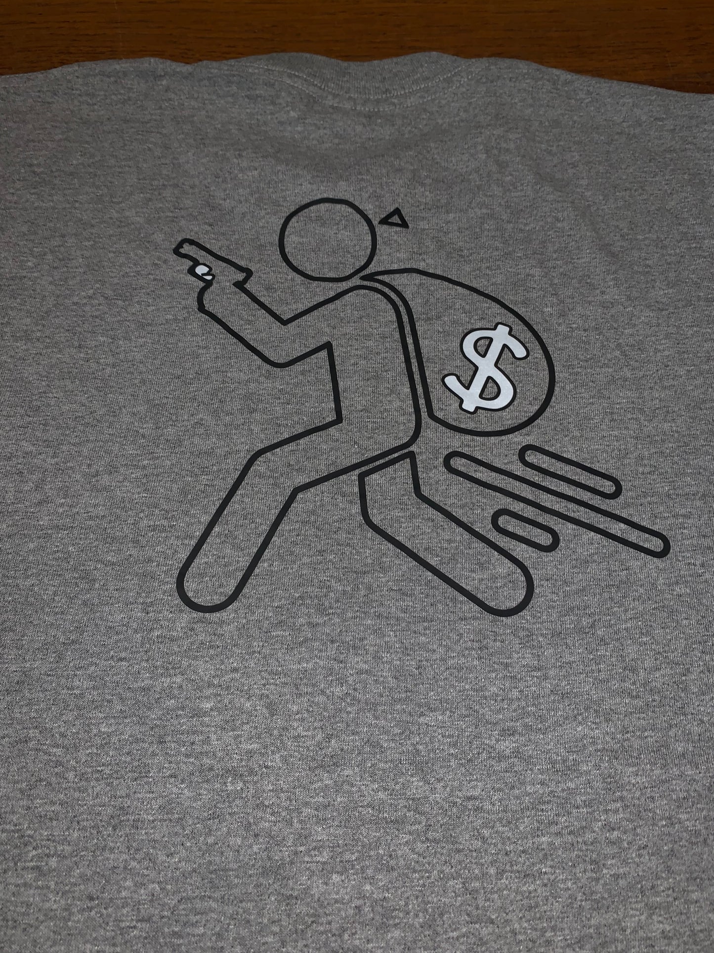 HOOD$TAR GREY TEE SHIRT