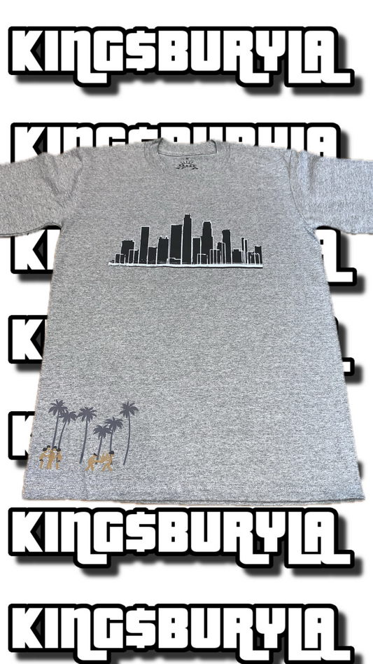 K1NG$BURYLA GREY TEE SHIRT