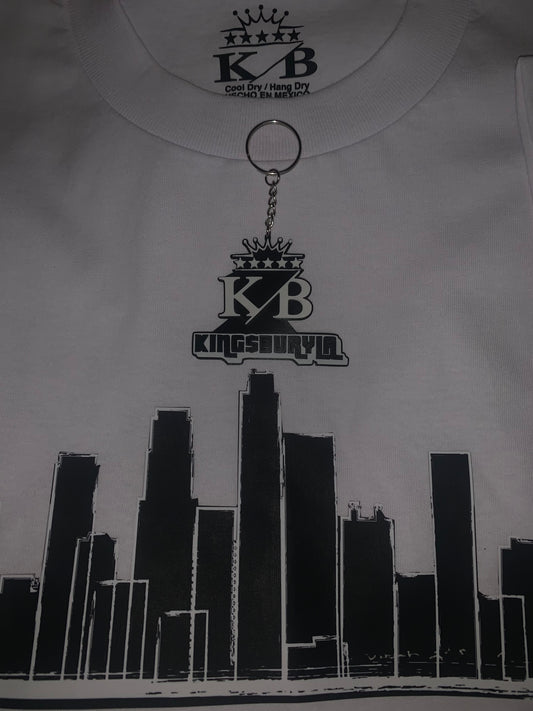 K1NG$BURY LOGO KEYCHAIN Small Black