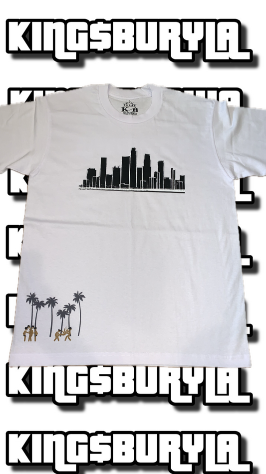 K1NG$BURYLA WHITE TEE SHIRT